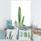Designart - Green Cactus South Western Plant Botanical Detail - Tropical Canvas Wall Art Print